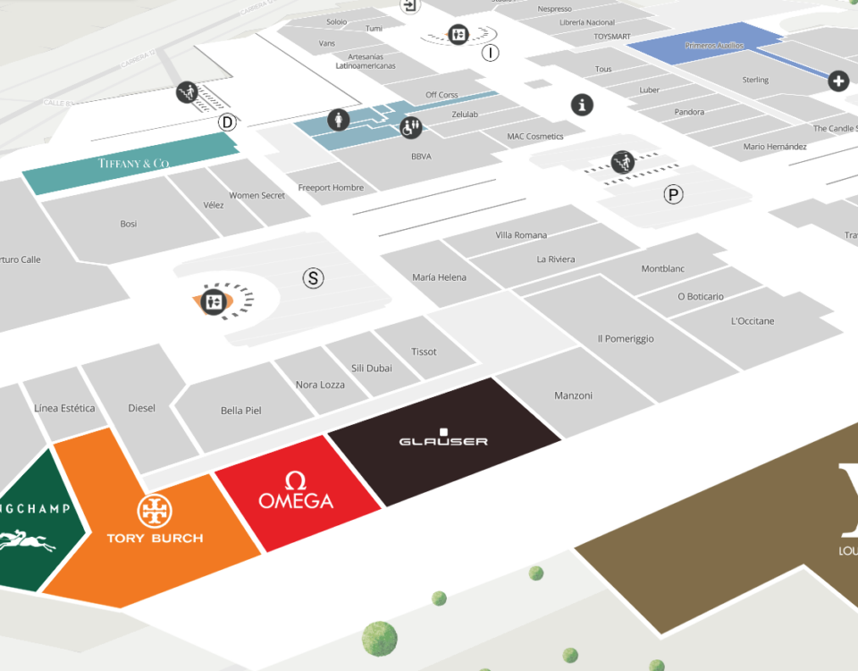 MapVX Sample Map of a Mall
